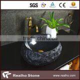 Round Shanxi Black Granite Basin thumbnail-1