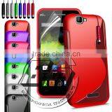 Newest Stylish S LIne Design Mobile Phone Cover for Wiko Rainbow Soft TPU Case Cover