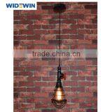 Colorful Edison Bulb Industrial Vintage Cage Pendant Light in Bronze thumbnail-3