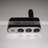 USB Adapter With Three Cigarette Sockets thumbnail-1