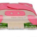 Red Color 7.9 Inch Wool Felt Tablet Case Cute Cartoon Pig Bag Tablet Sleeve Tablet Pouch thumbnail-4