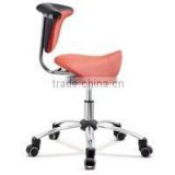 Alibaba Modern Genuine Leather Material and Barber Chair Specific Use Saddle Stool