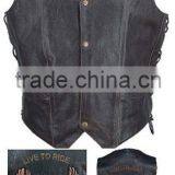 Motorbike Leather Fashion Vest
