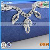 Glass Crystal Rhinestone Trimming Chain Yards for Bridal Dress Decoration thumbnail-1