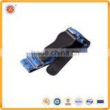 Leather Guitar Strap Ends and Custom Logo Cotton Material Jean Guitar Strap Acoustic Guitar Strap thumbnail-3