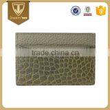 Latest New Modern Charming Customized Alligator Crocodile Leather Credit Card Holder