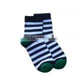 GSC-48 Hot Sale High Quality Striped Design Bamboo Customized School Children Colorful Socks thumbnail-1
