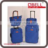 4pcs Solid Color Luggage Trolley With Hand Bag for Promotion With Customer's Logo thumbnail-1