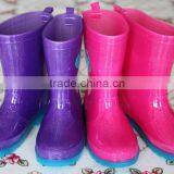 Cute Lightweight PVC Transparent Rain Boots For Kids thumbnail-3
