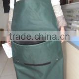 apron with foldable bag
