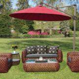 Three Seater Sofa Single Double Coffee Table Side Table Powder Coating Aluminum Frame10cm Seat Cushion Axvision 1 Pillow