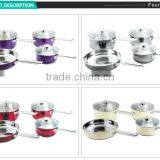 Wholesale Fry Pan Saucepan Saucepan Stainless Steel Kitchen Cookware With Clear Glass Lid thumbnail-5