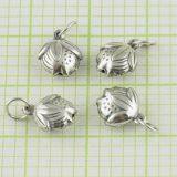 925 Solid Sterling Silver Beads Skate Charm Fashion 12 * 10mm thumbnail-1