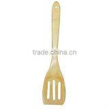 Bamboo Wood Wooden Kitchen Utensil 30cm Bamboo Slotted Spatula thumbnail-1