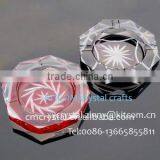 Antique Octagonal Crystal Ashtray Wholesale thumbnail-1