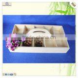 High Quality Eco-friendly Cuboid Shape Waterproof Pine Wooden Tray thumbnail-5