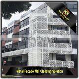 Decorative Laser Cutting Aluminium Perforated Sheet Metal Facade for Building thumbnail-3