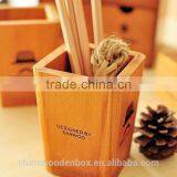 2015 Wholesale Wooden Stationery Box Wooden Pencil Container thumbnail-2