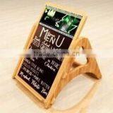 Wooden Menu Holder Holder A4 A5 Menus With Acrylic Pocket to Hold Insert thumbnail-3
