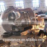 Large Size Metal Skull Decoration Stainless Steel Sculptures thumbnail-3