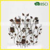64811 New Products Cheap Popular Metal Owl Wall Decoration thumbnail-1