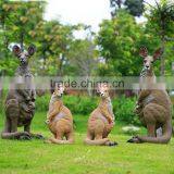 China Supplier Wholesale Fiberglass Kangaroo Animal Resin Sculptures thumbnail-5