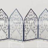Chinese Style Living Room Furniture Bird Hollow Decorative Metal Folding Screen thumbnail-2