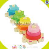 Wholesale Kids Geometry Wooden Blocks Game Fashion Children Wooden Blocks Game Best Sale Baby Stacking Toy W13E063 thumbnail-5