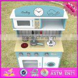 2017 New Design Children Pretend Play Wooden Kitchen Playsets W10C266 thumbnail-3