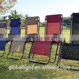 Metal Folding Zero Gravity Chair Camping Bed Beach Chair thumbnail-5