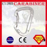 23KN Aluminum Rock Mountaineer Climbing D Type Carabiner With CE thumbnail-1