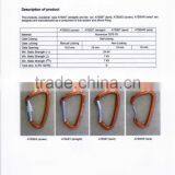 Wire Gate 24KN Mountain Climbing Carabiner With CE&UIAA Certificate thumbnail-6