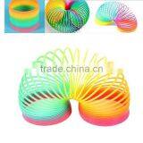 Hot Plastic Magic Rainbow Coil Spring Slinky Colorful Novelties Educational Toy thumbnail-2