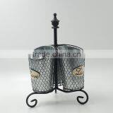 Daily Life Style Storage Can Gabage Stake Kitchen Tool Metal Cutlery Holder thumbnail-3