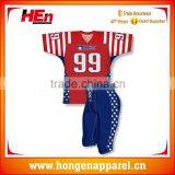 Hongen Apparel Customized Dri-fit Authentic Team Color American Football Jersey thumbnail-1