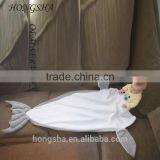 New Burnout Fashion Fleece Mermaid Tail Blanket Kids & Women Mermaid Tail Blanket HSb7204 thumbnail-1