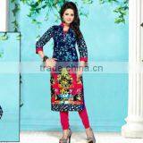 LADIES COTTON PRINTED KURTI thumbnail-4