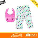 New Design Printed Baby Romper With Custom Logo Pattern Printing With Bib and Pant thumbnail-1