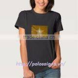 Ladies Top Silk Sreen Garment Fashion T-shirt thumbnail-3