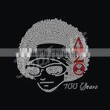 Hot Fix Motifs Produce AEO Afro Girl Rhinestones Motif Transfer thumbnail-1