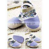 2017 Koera Style Dot Flowers Shoe Lasts Baby Shoes Stripe Lace Dress Shoe thumbnail-1