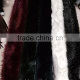 Large Size Fox Fur Collar With Tail for Lady Overcoat Winter Faux Raccoon Fur Scrafs 160cm thumbnail-2