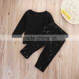 Newborn Baby Boy Sweater Designs Long Sleeve Cotton Printed Tops T-shirt+Long Pants thumbnail-4