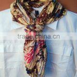 EY0017A Best Sale Colorful Printing Friendly Polyester Elephant Print Scarf thumbnail-6