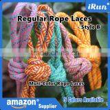 Green Round Runners Laces - Multi-Color Strong Round Rope Laces for Boots - 5 Lace Color Available - Yeezy Rope Lace For Sneaker thumbnail-6