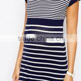 New Look Maternity Boat Neck Stripe Tunic thumbnail-1