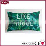 Palm Design Painting Outdoor Back Rest Lumbar Pillow Cover thumbnail-1