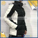 New listing custom colorful windproof winter warm lady jacket