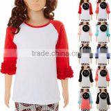 Factory Wholesale Icing Ruffle Shirt thumbnail-4