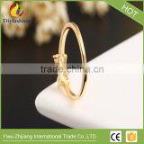 Wholesale Hot Gold Bowknot Ring Wedding Zircon Rings Women Jewelry thumbnail-5